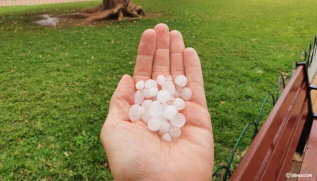 granizo en la plaza paris