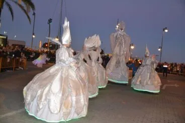 Inicio de la cabalgata de Reyes de 2019