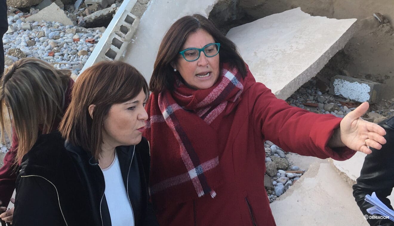 María Mut e Isabel Bonig visitan Les Deveses