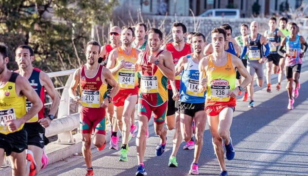 Imagen: Moha Rida en plena carrera