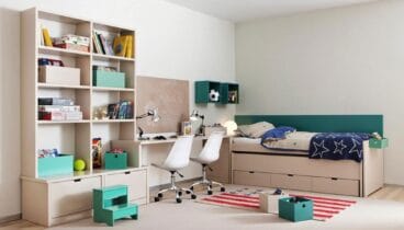 Muebles juveniles con capacidad de almacenamiento- Muebles Martínez