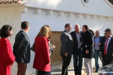 Pablo Iglesias comprueba el alcance de los daños en Dénia  03
