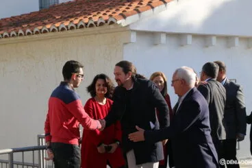 Pablo Iglesias comprueba el alcance de los daños en Dénia  06