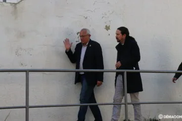Pablo Iglesias comprueba el alcance de los daños en Dénia  12