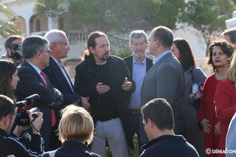 Pablo Iglesias comprueba el alcance de los daños en Dénia  17