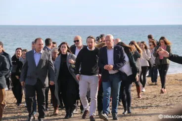 Pablo Iglesias comprueba el alcance de los daños en Dénia  24