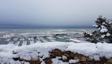 Paisaje dianense nevado