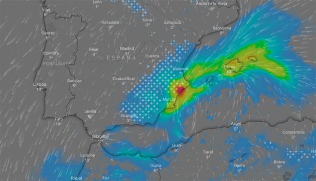 Imagen: Paso de la borrasca Gloria