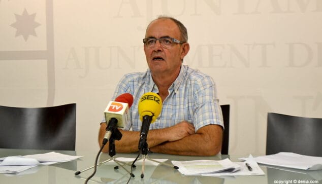 Imagen: Pep Marí durante una rueda de prensa