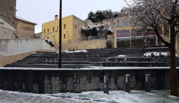 Plaza del Consell nevada