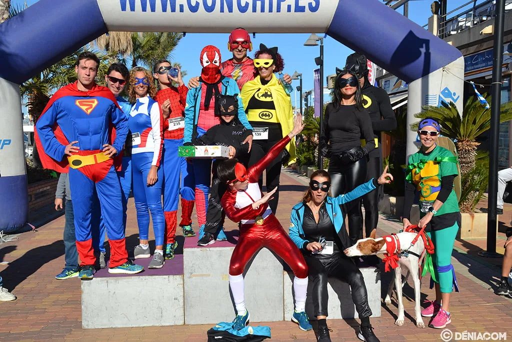 Podio superheroes