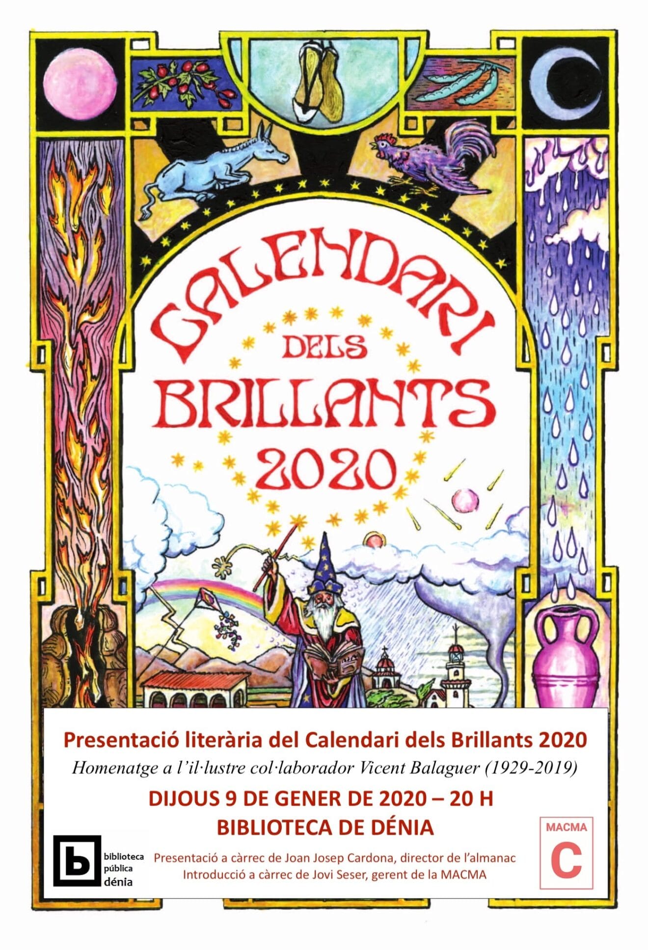 Presentación del Calendari dels Brillants 2020
