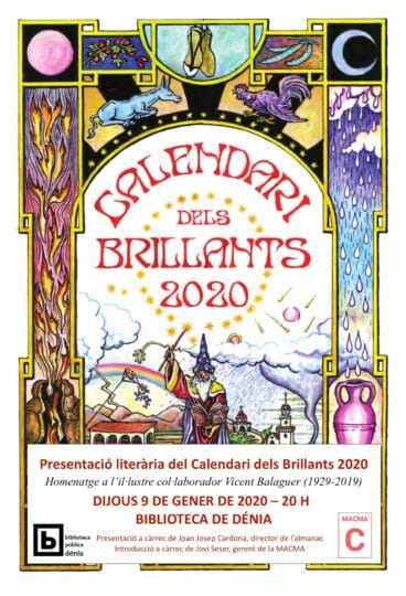 Presentación del Calendari dels Brillants 2020