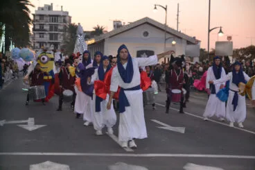 Recepción de los Reyes Magos en el puerto de Dénia en 2019