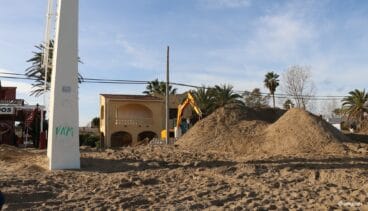 Trabajos en Blay Beach