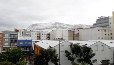 Vistas del Montgó nevado