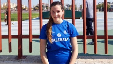 angela molto medalla de plata en el provincial juvenil