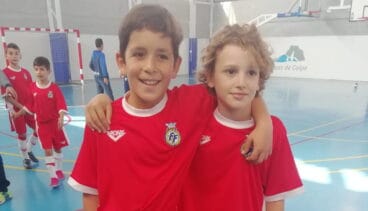 Carlos e Iván entrenado con la selección Valenciana Benjamín