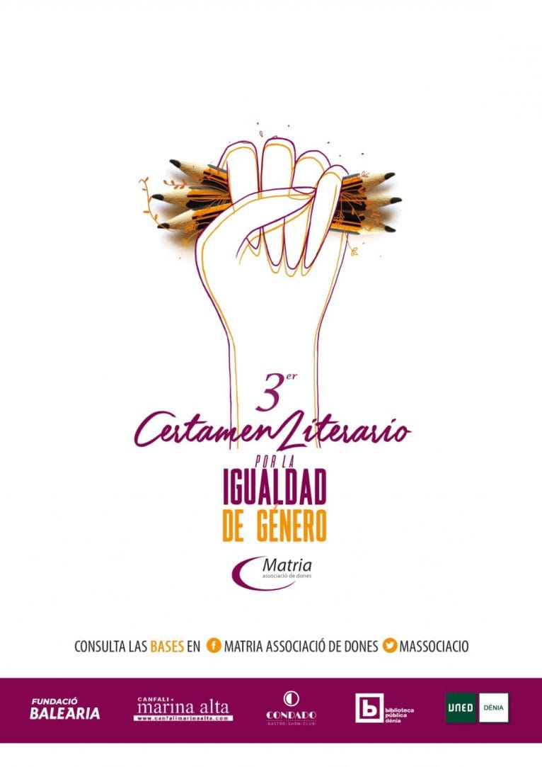 Cartel Certamen literario Matria