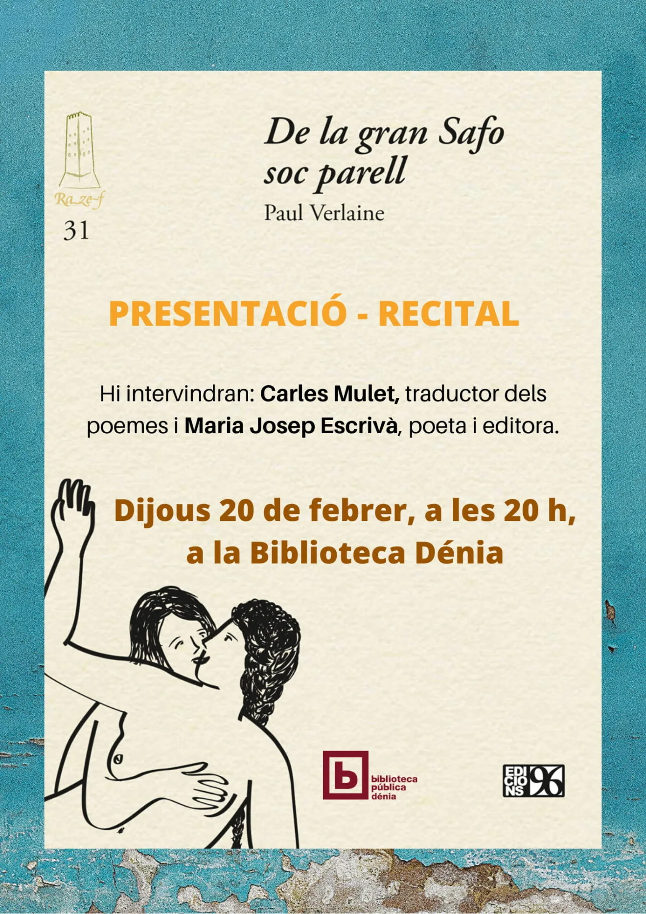 Cartel De la gran Safo soc parell