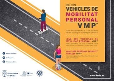 Infografía sobre la normativa de conducción de los VMP – Gestoría Puig Cañamás