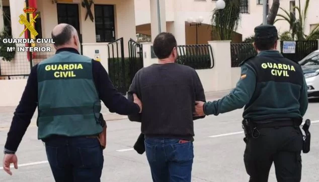 Imagen: Detenido por la Guardia Civil de Calp