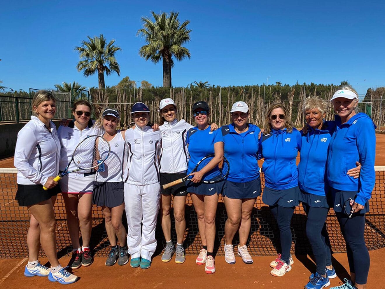 Equipo de veteranas A del CT Dénia