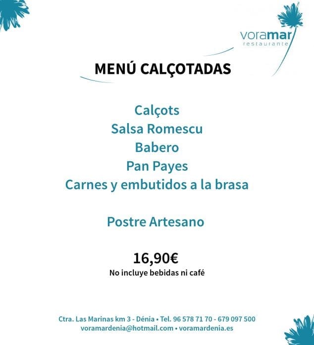 Imagen: Menú calçotada - Restaurante Voramar