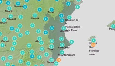 prediccion de la aemet para el jueves 6 de febrero