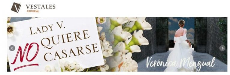Primer libro de Verónica Mengual, 'Lady V. no quiere casarse'