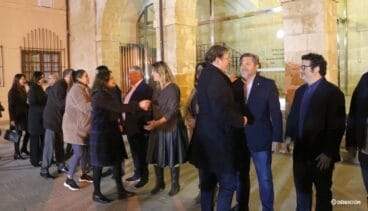 Puig y Oltra saludan a los ediles dianenses