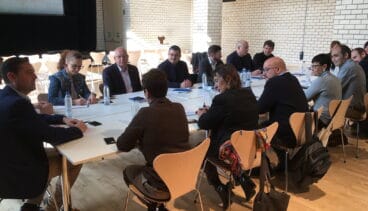 Reunión de trabajo presidida por el alcalde de Burgos