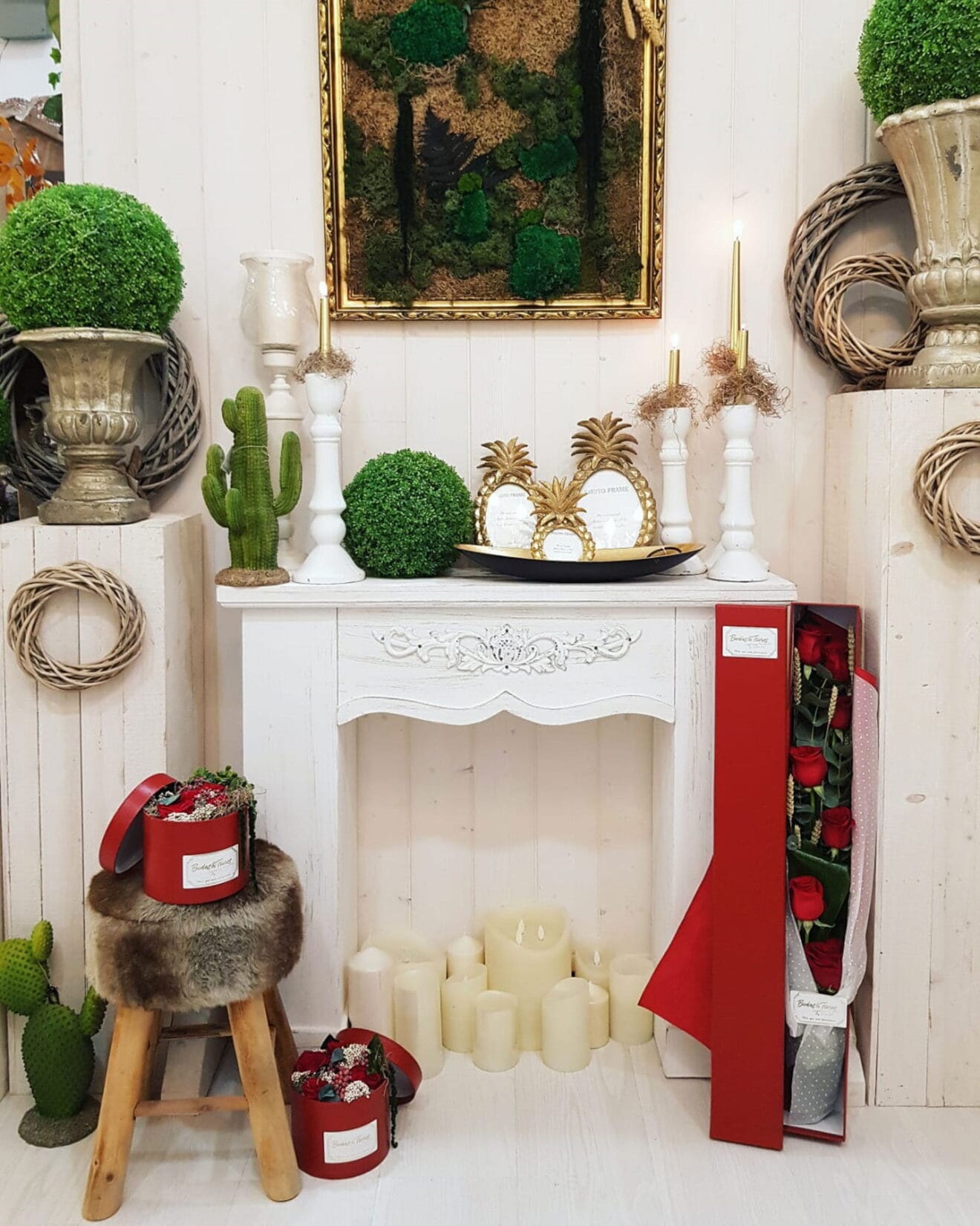 Crea un rincón con los adornos de Floristería Azahar