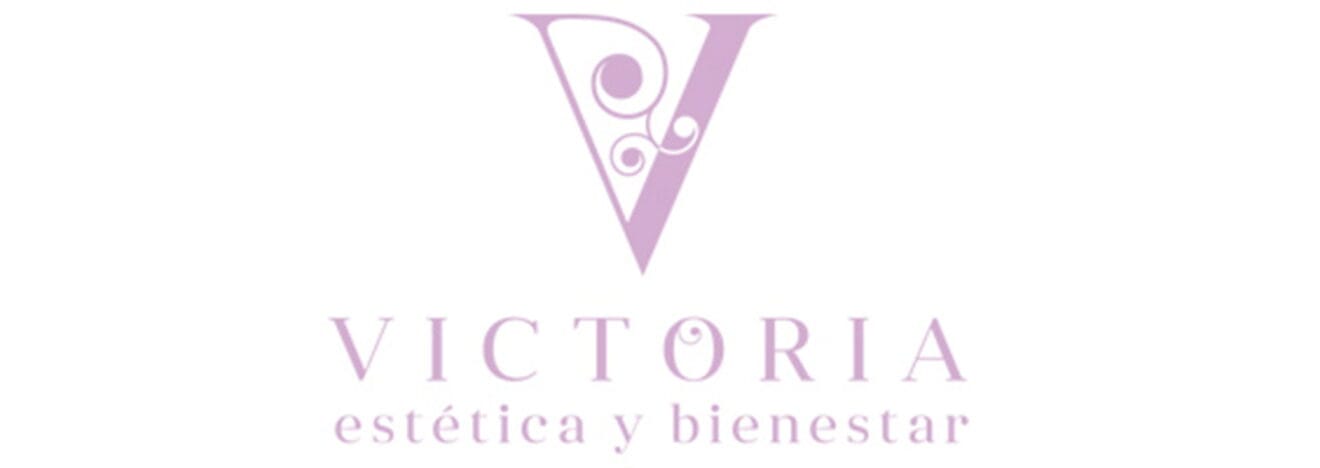 Logotipo de Victoria, estética y bienestar