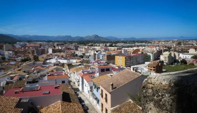 vista de denia desde el castillo