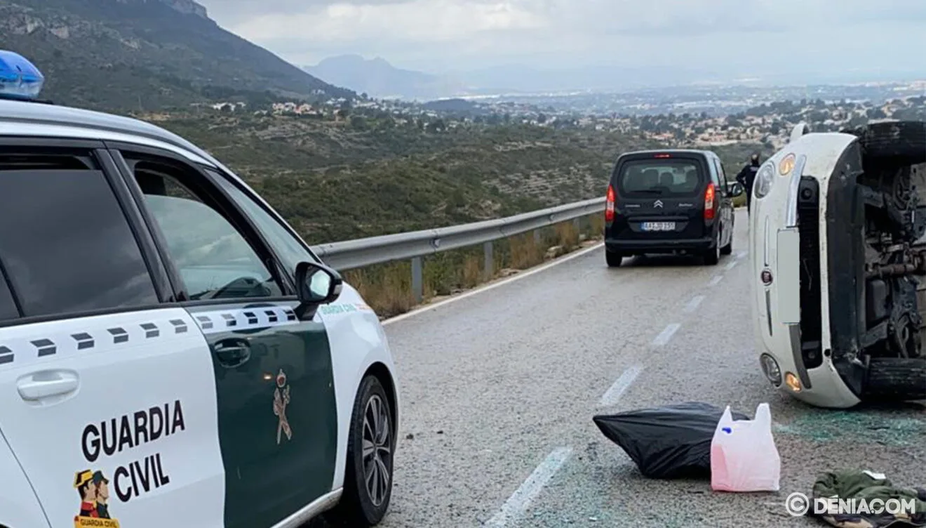 Accidente en Les Planes sin víctimas