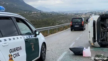 Accidente en Les Planes sin víctimas