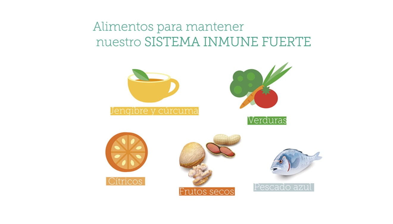 Cinco alimentos para subir las defensas - Clínica Médica Montgó