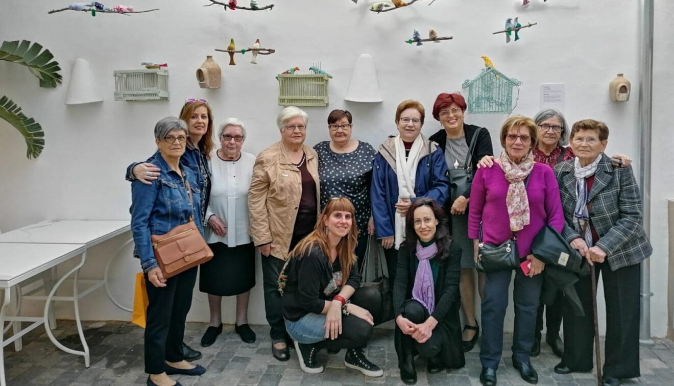 Alumnas de Patchwork de las Aulas de la Tercera Edad