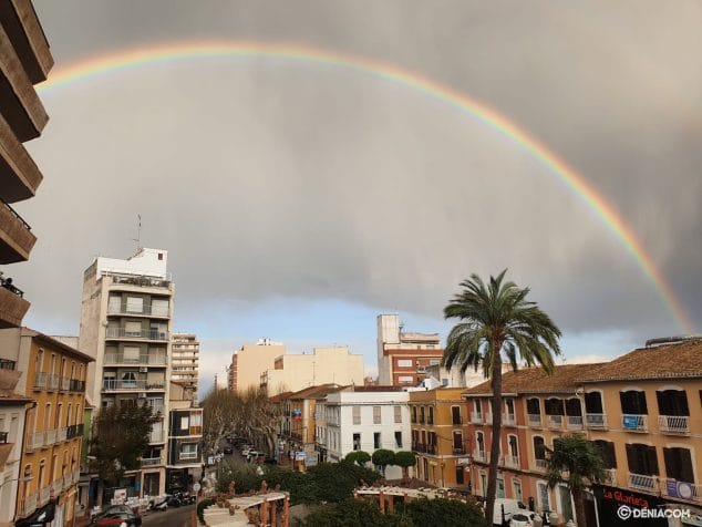 Imagen: Arcoíris sobre Dénia