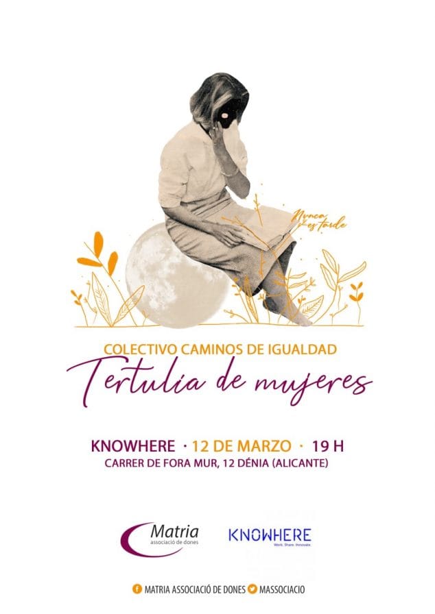 Imagen: Cartel de la tertulia Caminos de Igualdad