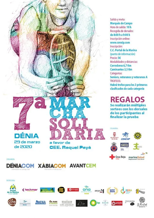 Imagen: Cartel marcha solidaria a favor del Raquel Payá