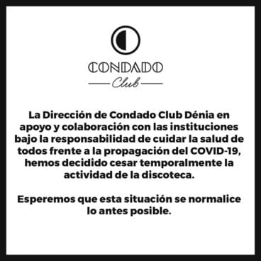 Comunicado Condado Club