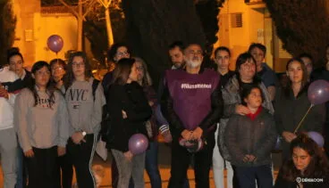 Concejales en la lectura del manifiesto