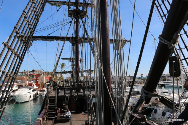 Image: Inside the Galleon Andalucía