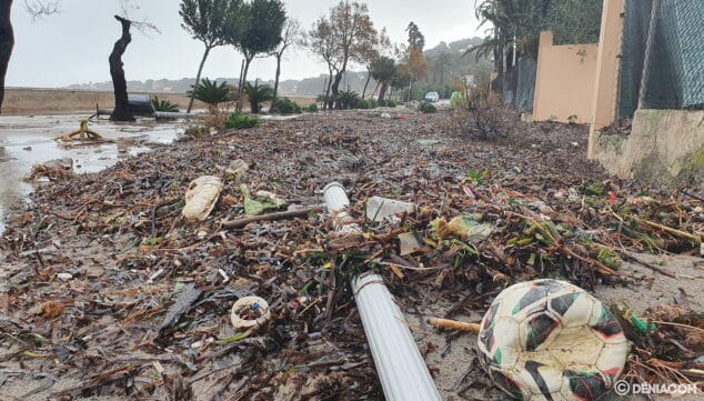 Imagen: Destrozos de Gloria en la Marineta Cassiana