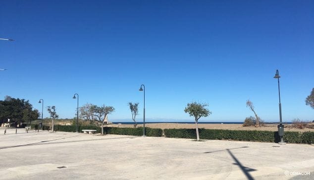 Imagen: Entrada de la playa