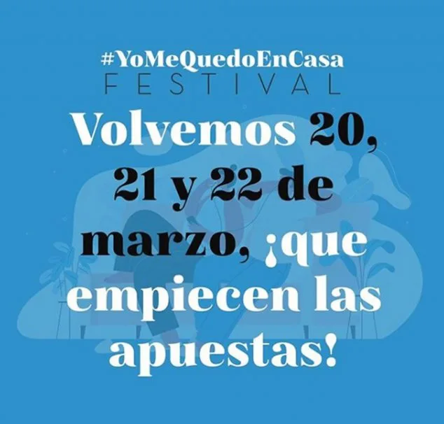 Balance de los primeros días de estado de alarma: testimonios e iniciativas positivas 3 Imagen: Festival YoMeQuedoEnCasa