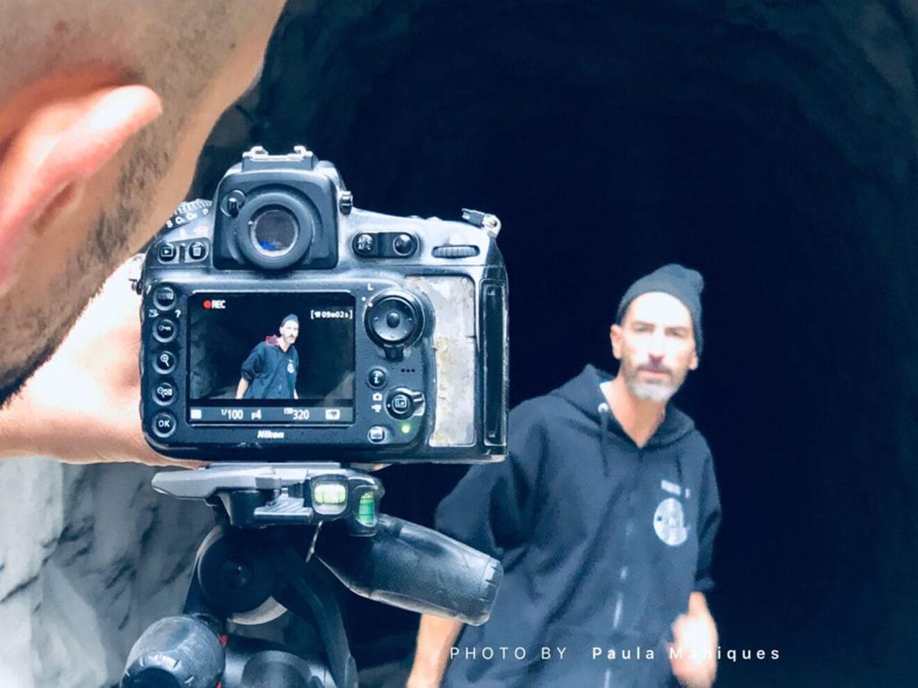 Grabación del videoclip del rapero Malcriat "Surem com podem"