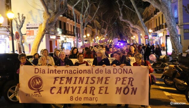 la manifestacion recorre marques de campo